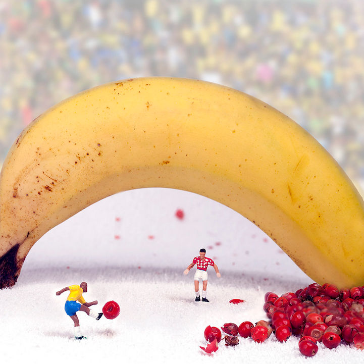 微距摄影的食物和人偶,每个都是不同的故事--置顶表情